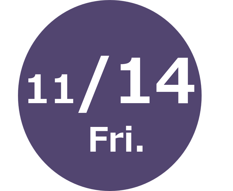 11月14日（金）オンライン
