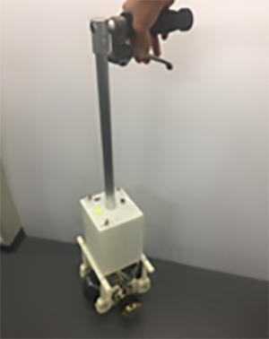 歩行支援杖型ロボットの試作機