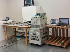 過渡電気伝導妨害試験の実験設備