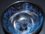 「曜変天目」の色彩の表現　茶碗（大）